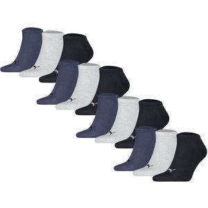 Puma Sokken Sneaker Plain 12P Verpakking van 12