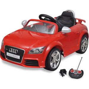 VidaXL Elektrische Auto Audi TT RS met Afstandsbediening Rood