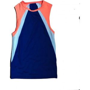 Dreamlight Heren Nylon Compression Turn Shirt - Royal/White/Orange - CS