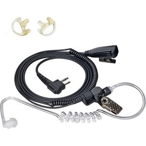 Beveiligde Oortjes met Acoustic Microfoon - Professionele Security Earpiece voor Motorola - Discrete Luisterervaring - In-Ear Hoofdtelefoon voor Beveiligingspersoneel met Geïntegreerde Microfoon - Hoogwaardige Communicatieaccessoire