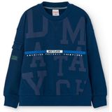 Boboli - Fleece Hoodie - Blauw - 4 Jaar - Jongens