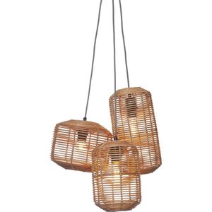 GOOD&MOJO Hanglamp Tanami - Rotan - 3L - Modern - Hanglampen Eetkamer, Slaapkamer, Woonkamer