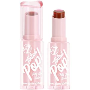 W7 Tinted Pop! Jelly Glow Balm Lipstick - Candy