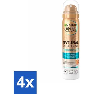 Garnier - Ambre Solaire - Body Mist - Natural Bronzer - 150 ml - Voordeelverpakking - 4 stuks