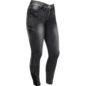 Mondoni Soweto Rijbroek Jr - Maat: 152 - Grijs - Denim