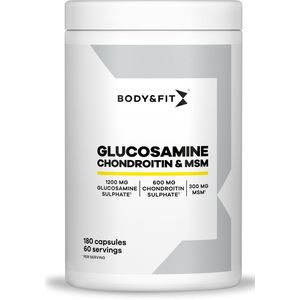 Body & Fit Glucosamine, Chondroitine & MSM - Glucosamine Aminozuren - 180 capsules