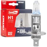 LumiTec - NEXT GENERATION H1 - Halogeenlampen - Wit - 12V 55W - DUO Set - ECE Goedgekeurd