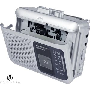 Equivera Cassette Speler - Cassette - Cassettespeler - Cassettebandjes - Cassetterecorder