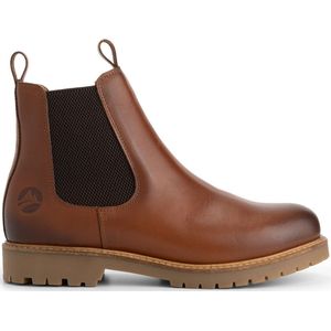 Travelin' - Agder - Chelsea Boots - Cognac - Leer