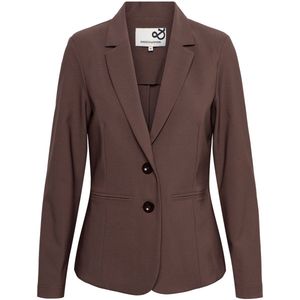 &Co - Phileine - Blazer - Chocolate - Heavy Travel Kwaliteit