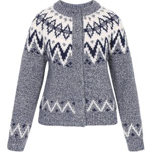 DreiMaster - Vintage Collectie - Gebreid Vest - Normale Pasvorm - Ronde Hals - Lange Mouwen