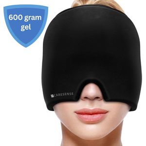 Caresense Migraine Masker - Migraine Muts - Hoofdpijn masker - Warmte & Koude Therapie - hot/cold pack - 600 gram