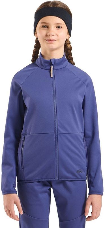 Odlo - Essential Warm - Jas - Blauw - 14 Jaar - Meisjes