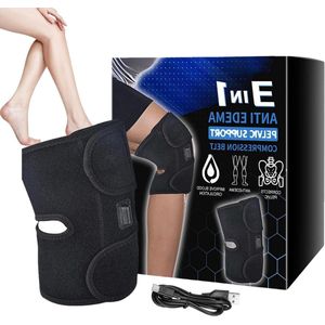 Verwarmingskussen voor knie - Verwarmde kniebrace - Warmtekniesteun - 3 modi beenmassageapparaat - Draadloze beugelwarmer - Kniemassageapparaat voor kuit- arm- dij- elleboogverlichting - Spierkrampen .