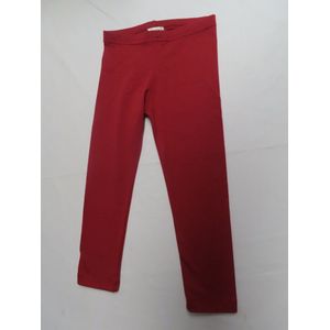 Legging - Meisje - Donker rood - Effen - 4 jaar 104
