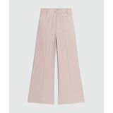 JOSH V - KATE - Pantalon - Lichtroze - Wijde Pijpen - Hoge Taille