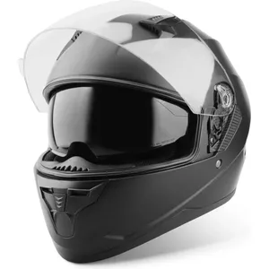 Ceprznvey Motorhelm – Heren – Dubbel Vizier – ABS – 54-61 Cm – 700g – Ademend – UV-bestendig – Voor Scooter En Motor