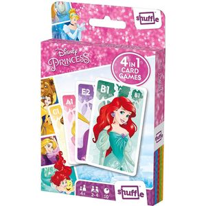 Disney Princess - 4in1 - Speelkaarten (Kwartet, Memo, Snap, Actie spel)