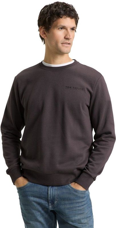 TOM TAILOR Sweatshirt  aardetinten / zwart