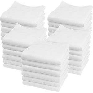 Mini Zakdoeken - Lilliput Model - Klein Formaat 23x23cm - 12 Stuks - 100% Katoen