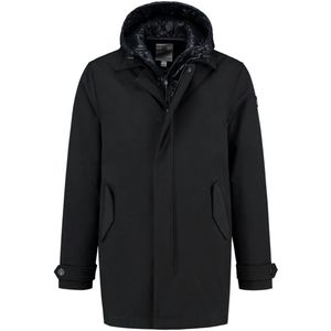 Trenchcoat Soft Shell Zwart (101246 - 999)