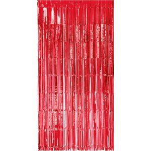 Paperdreams - Rood deurgordijn - 1 x 2 meter