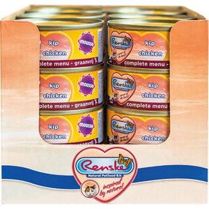 24x Renske Kattenvoer Mousse Kip 70 gr