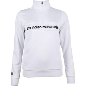 Tennistrui The Indian Maharadja Women Poly Terry Half Zip IM White