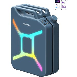 ULTIMEA Go draagbare Bluetooth-luidspreker - Draadloze luidspreker - Perfect voor feestjes - Basversterking - TWS-stereo - 300W Bluetooth-luidsprekersysteem voor buiten (blauw)