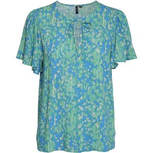 VERO MODA VMANNA FIONA SS TOP WVN GA Dames Top - Maat S