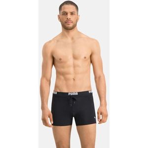 PUMA Swim Logo Trunk Heren Zwembroek - zwart - Maat XL