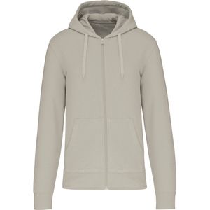Kariban Ecologische herensweater met capuchon en ritssluiting K4030 - Clay - XL