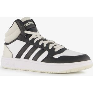 Adidas Hoops Mid 3.0 heren sneakers wit zwart - Maat 47 1/3 - Uitneembare zool