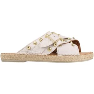 Dwrs - Caracas Slippers - Wit - Synthetisch - Slip-on Ontwerp