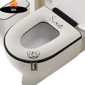 Livano Wasbare Toiletbril Cover - Wc Bril Hoes - Toiletbril - Wc Deksel - Toiletafdekking - Verwarmde Wc Bril - Wit