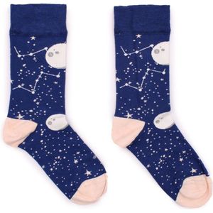 Hop Hare - Bamboe sokken - Vrolijke sokken - Grappige sokken - Happy Socks - Moon Walk - Unisex - maat 41-46
