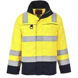 FR61 - Hi-Vis Multi-Norm Jack - Geel/marine - Werkjas