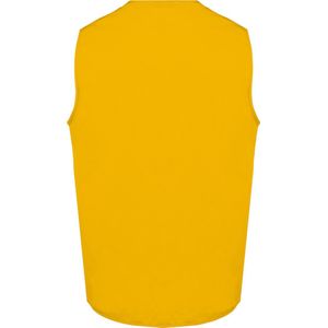 Gilet Unisex S WK. Designed To Work Mouwloos Yellow 65% Polyester, 35% Katoen