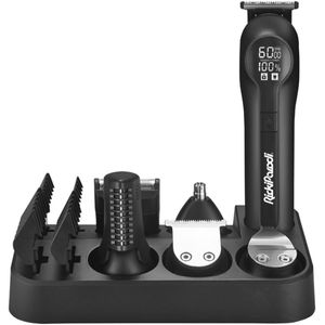 RickiParodi 14-in-1 Professionele Trimmer – Baard-, Haar- & Bodygroomer – Dual Speed – LED Display – Oplaadbaar via USB-C