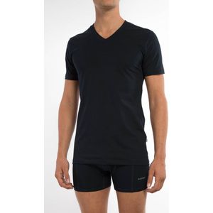 Claesen's® - Heren T Shirt V Neck KM Donkerblauw 2 pack - Donkerblauw - 95% Katoen - 5% Lycra