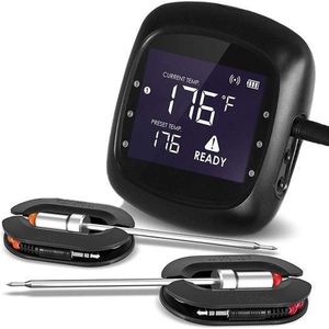 Bluetooth BBQ thermometer - 2 probes - 6 poorten