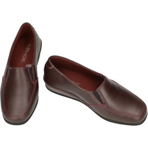 Rohde -Dames - bordeaux - pantoffels - maat 38