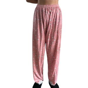 FINE WOMAN® Pyjama Broek met kanten bies 726 M 38-40 roze