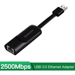 Ethernet netwerkadapter naar USBA kabel 2500 Mbps verbinding met externe bekabelde netwerken