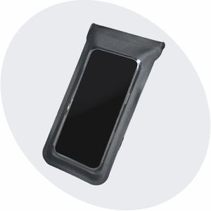 Voltano Telefoonhouder Fiets - Waterdicht - Zwart - GSM Houder - Incl. Stuuradapters - 360 ° Graden Draaibaar - Anti Kras - Nederlandse Instructie