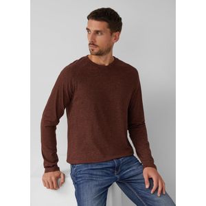 T-shirt - Gemêleerd - Lange Raglanmouwen - Regular Fit