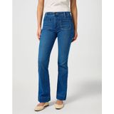 Wrangler 112362666 Flare Fit Spijkerbroek Blauw 26 / 32 Vrouw