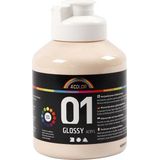A-color Glossy acrylverf, beige, 01 - glossy, 500 ml