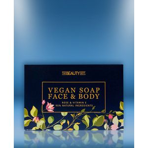 Vegan zeep Roos & Vitamine E 100 gram – The Beauty Dept.