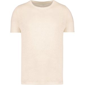 Spasso Linnen heren-t-shirt ronde hals kraag SP320 - Ivory - M
